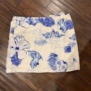 Patterned mini skirt from Urban Outfitters